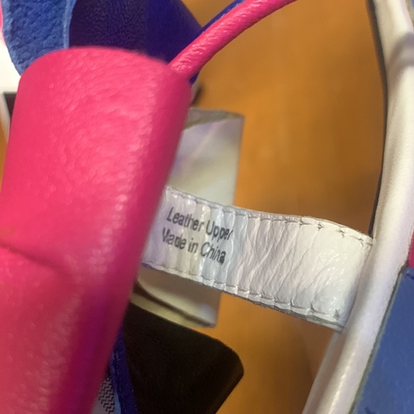 Betseyville by Betsey Johnson Gingham Bow
Colourblock Open Toe Lucite Heels - Picture 8 of 16